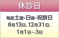 休診日